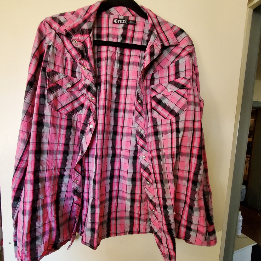 Pearl snap shirt